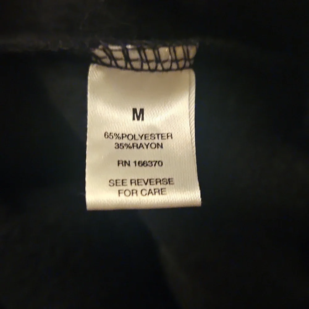 Moral Society Black Sweat Shorts – Faux Button Detail, Juniors M